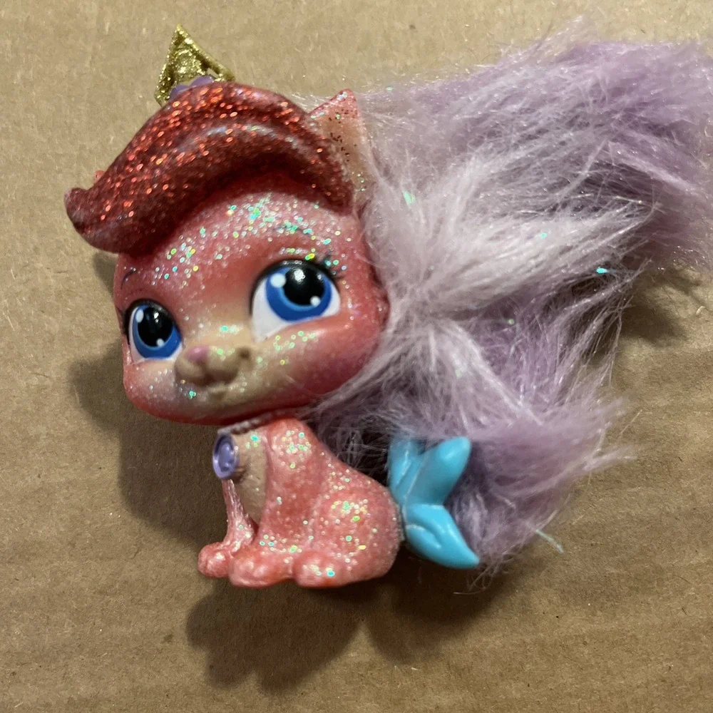 Disney Princess Palace Pets Furry Tail Friends Ariel Kitty Treasure Doll Figure